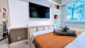 Apartamento | Cortinas blackout, Wi-Fi de cortesia