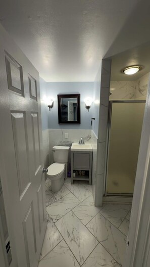 Bathroom - Stylish Entire Home w/ Pool & Relaxing Patio (Patchogue)