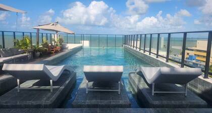 Beachfront apartment in Bessa