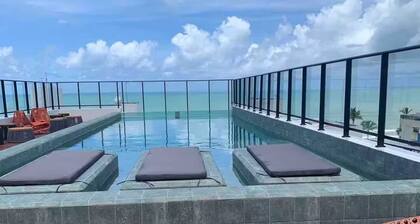 Beachfront apartment in Bessa