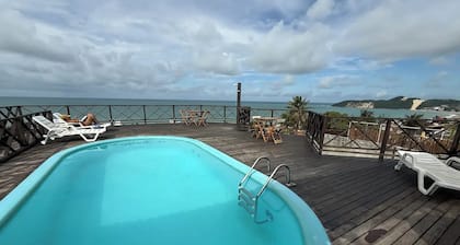 Apartment with pool and sea view.