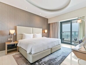 1 bedroom, iron/ironing board, WiFi, bed sheets - Cozy 1-bedroom apartment in Business Bay, Downtown (Dubai)