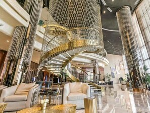 Lobby - Cozy 1-bedroom apartment in Business Bay, Downtown (Dubai)
