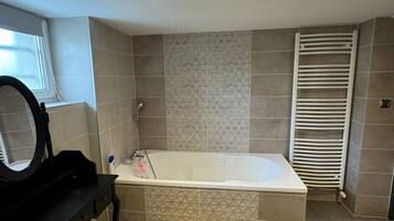 Towels, soap, toilet paper