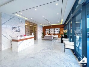 Interior - Luxury 1BR w/ Balcony & Burj Khalifa View (Dubai)