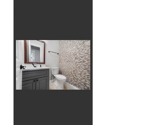 Dusj, boblebad, hårføner og håndklær