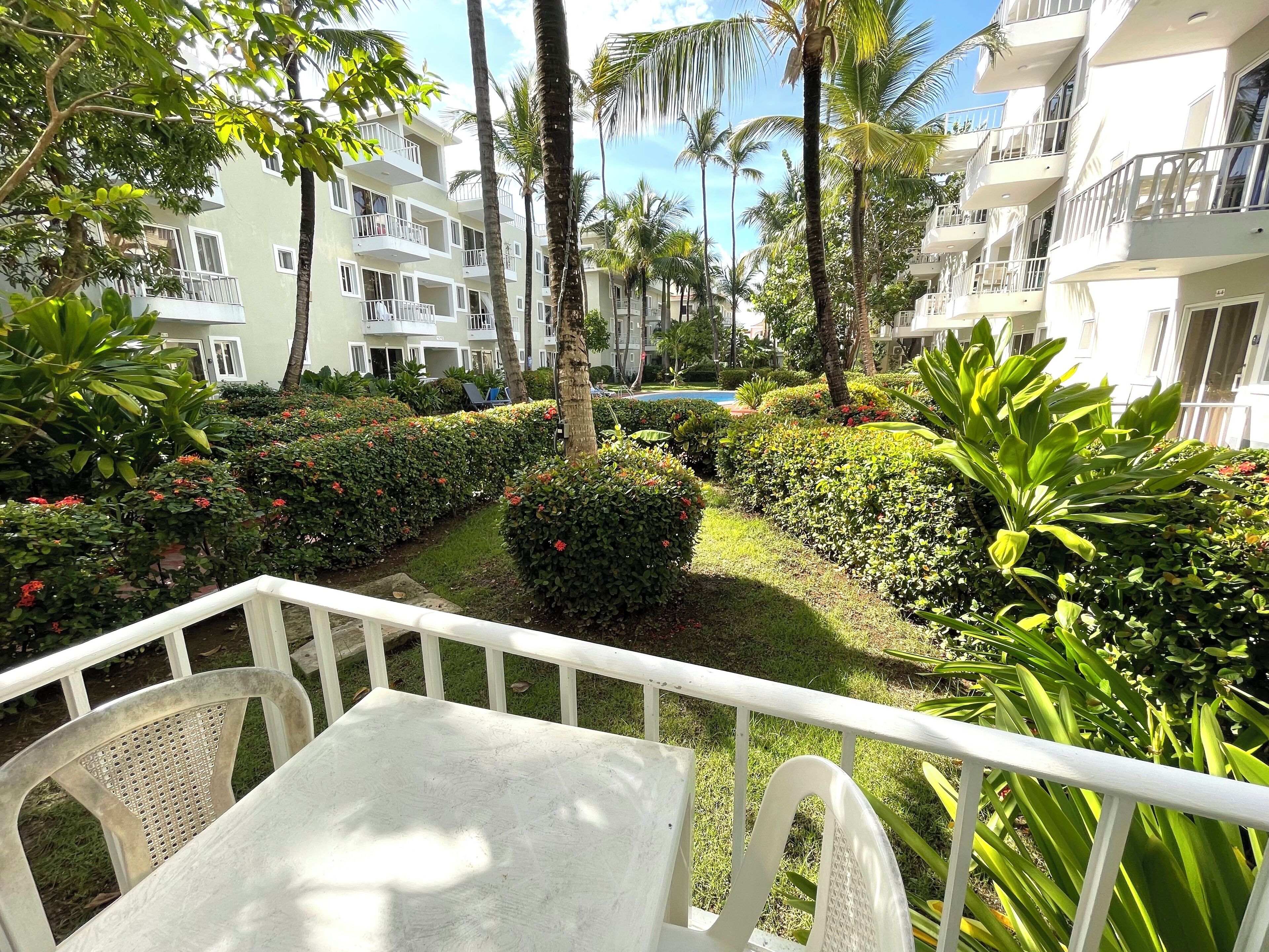 Studio – deluxe, privat basseng, hageområde | Terrasse/patio