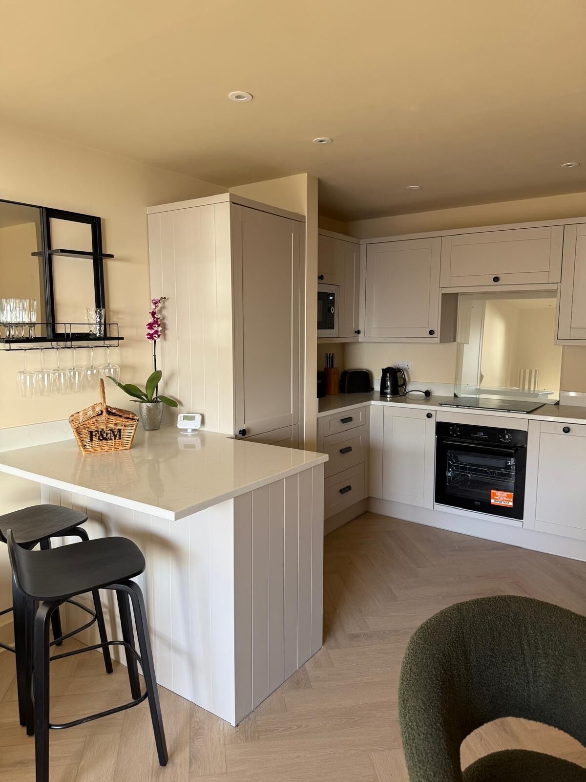 Microwave, oven, dishwasher