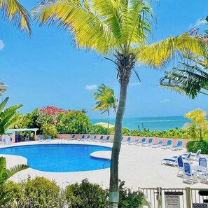 Community pool - Whistfully Wilde a delightful 3-bedroom condo Located in Coakley Bay (Christiansted)