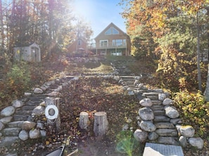 Property grounds - 4BR Lakefront Home | Kayaks, Fire Pit & Views (Hawks)