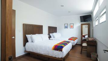 Deluxe Room, 2 Double Beds | Premium bedding, pillow-top beds, in-room safe, desk