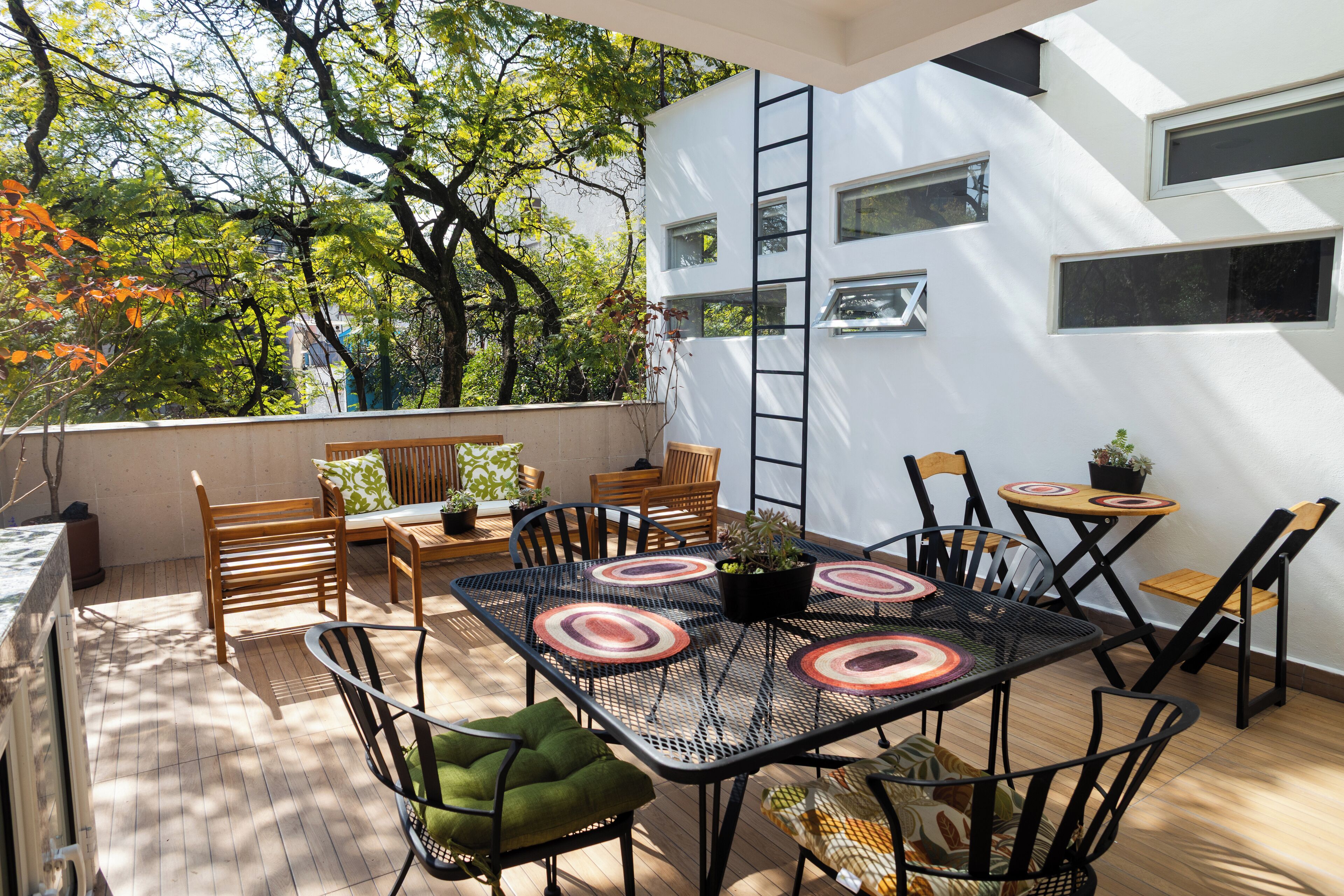 Terraza en la azotea