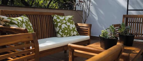 Terrasse sur le toit