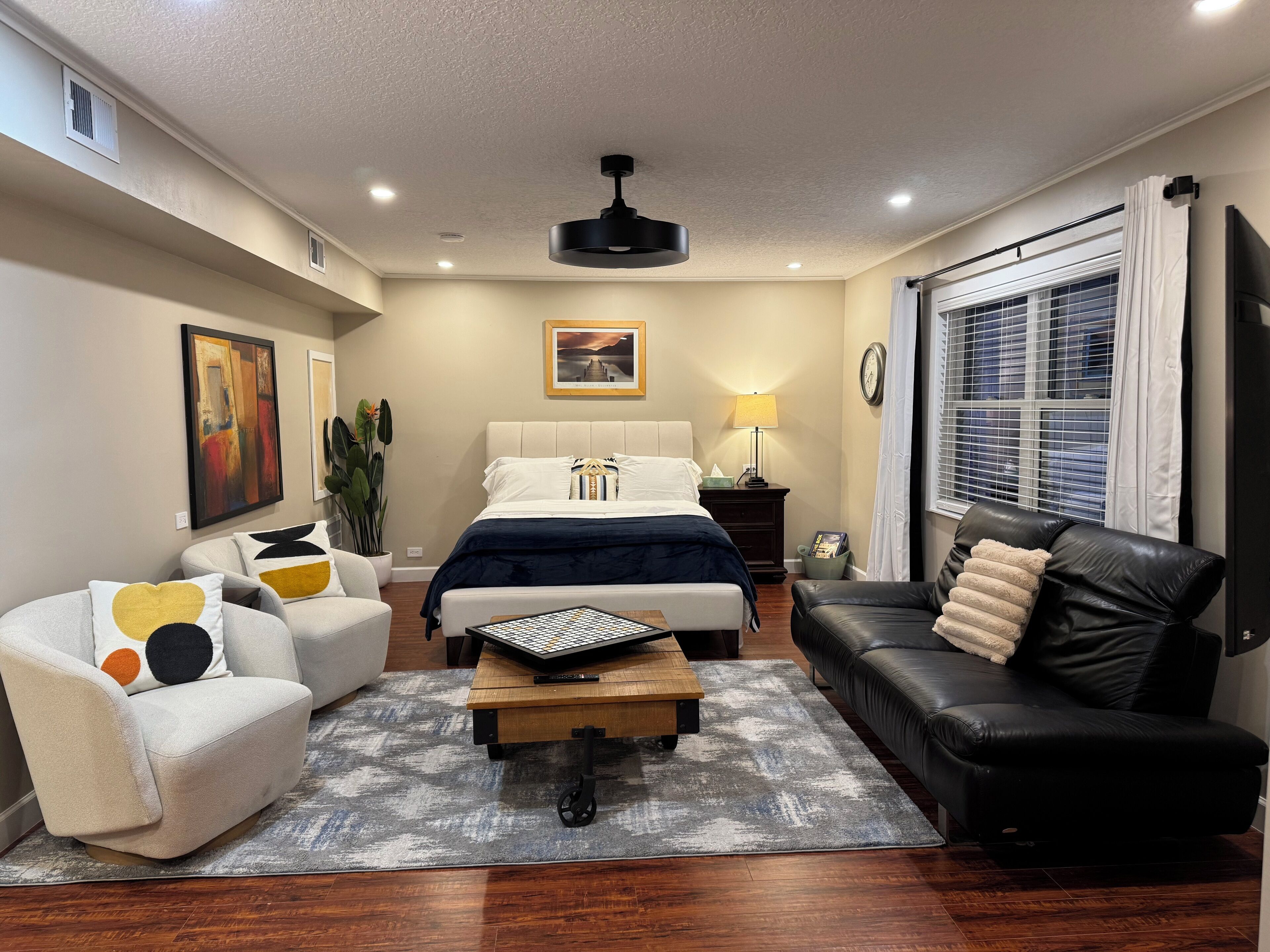 1 多间卧室、熨斗/熨衣板、免费 WiFi、床单