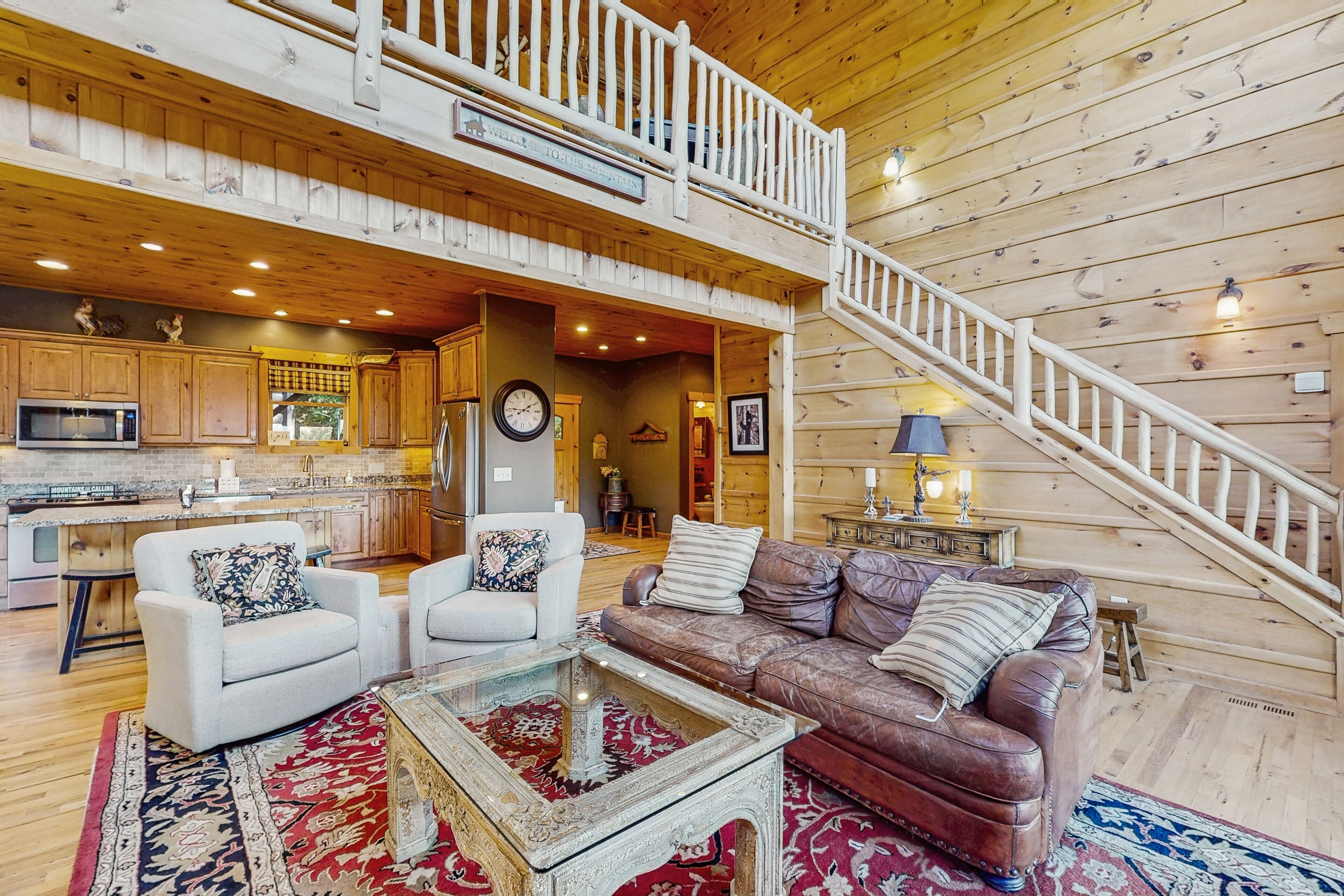 TV, fireplace, DVD player, video library