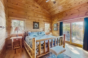 Internet, bed sheets - Centrally located upscale cabin with mountain views, pool table & dog-friendly! (Seven Devils)