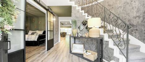 8 bedrooms, desk, iron/ironing board, travel cot