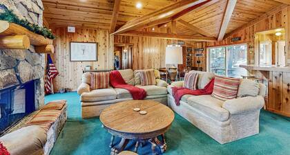 Family-Friendly Mountain Home with Decks, Views, Fireplaces, Walk to Beach