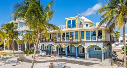 Beachfront home with saltwater pool, gulf view and fire-pit