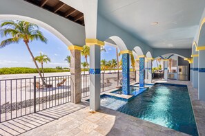 Lämmitetty uima-allas