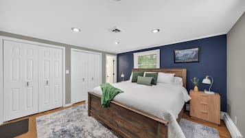 4 habitaciones, tabla de planchar con plancha y cuna de viaje