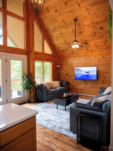 Lake Gaston Cabin w/ Boat Slip & Game Room