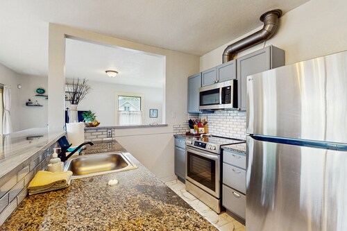 Pet-friendly waterview retreat with deck views, firepit & family game room