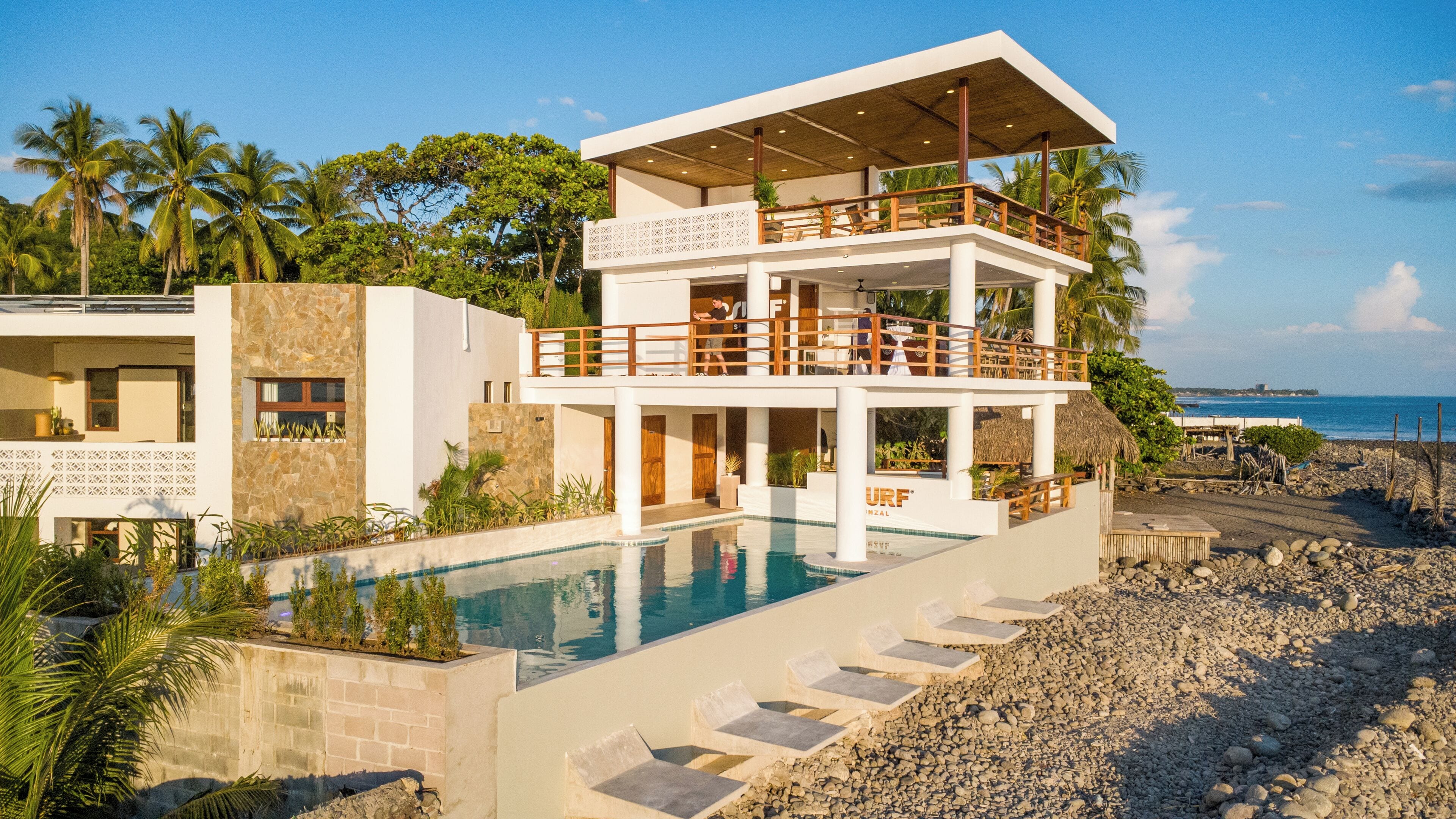 Fassade der Unterkunft