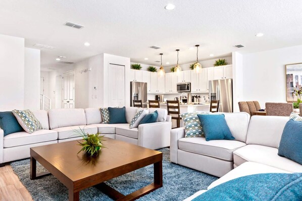 House (Multiple Bedrooms) | Interior - Upstay: Luxury 10br Mansion w Pool,hot Tub & Games (Kissimmee)
