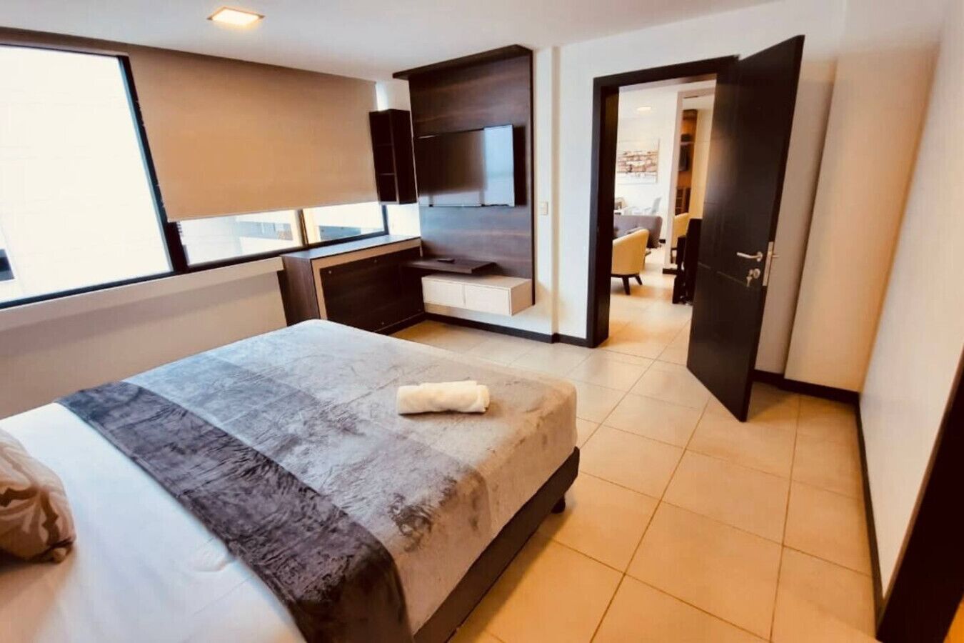 Desk, iron/ironing board, travel crib, WiFi