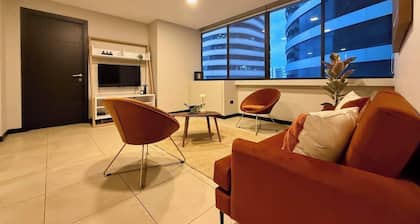 Stylish 2BD Condo with River View