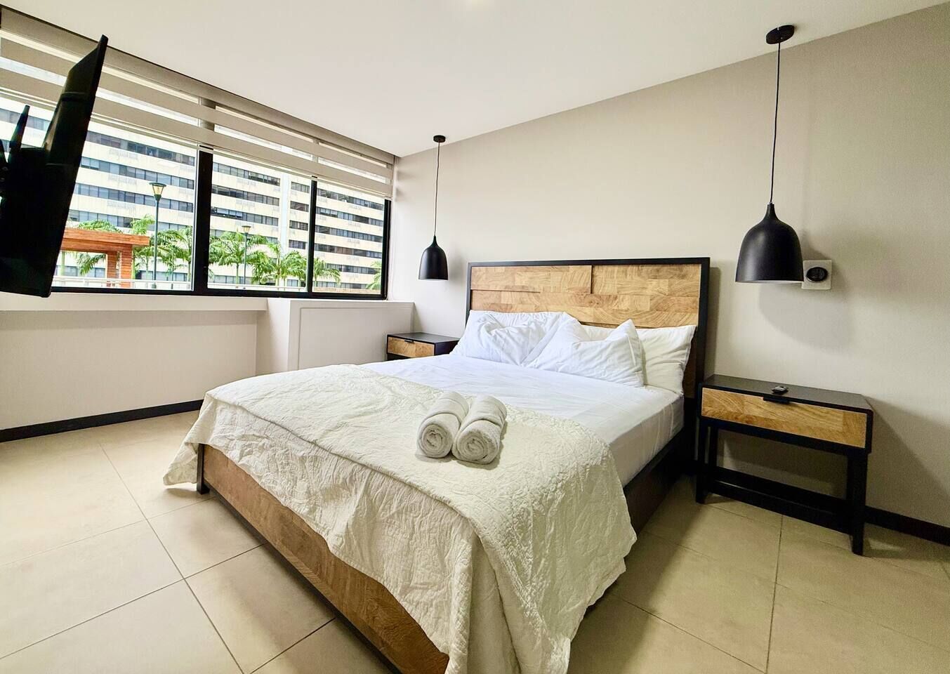 Desk, iron/ironing board, travel crib, WiFi