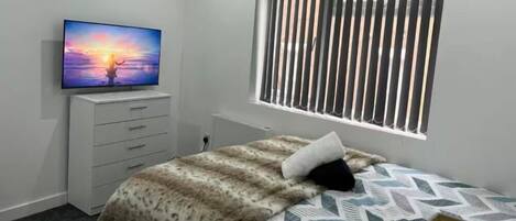 1 Schlafzimmer, Bügeleisen/Bügelbrett, kostenloses WLAN, Bettwäsche