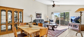   Bungalow w/private garden patios, water and greenbelt views... one with nature