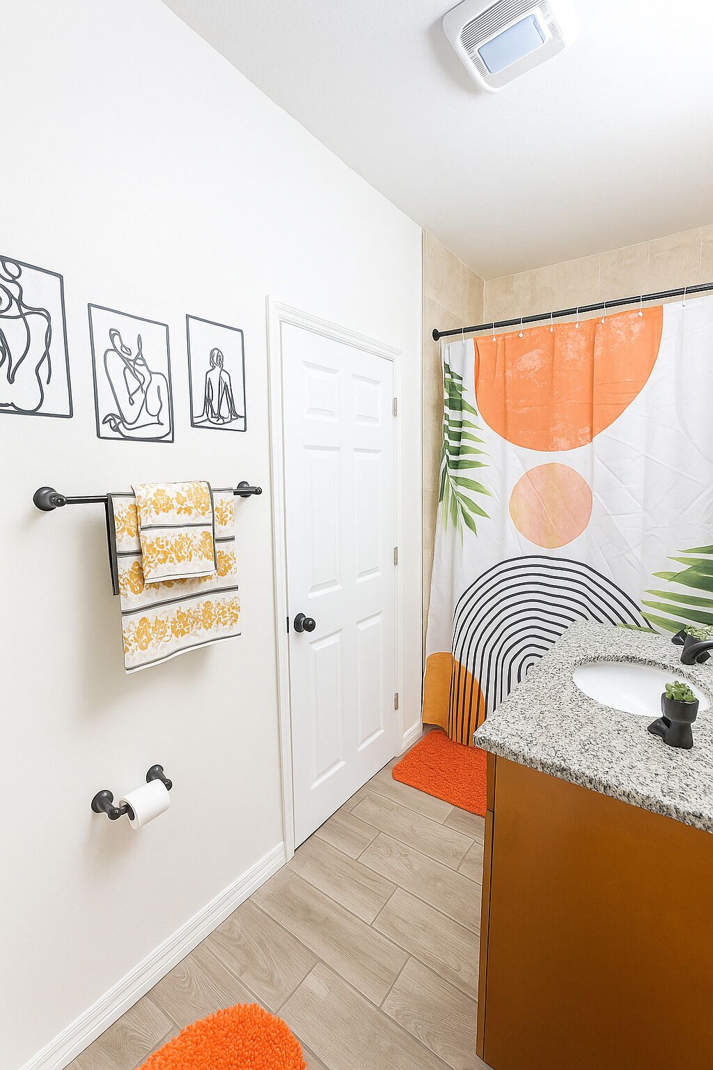 Dusche, Handtücher, Seife, Shampoo