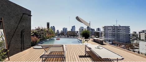 Udendørs pool, opvarmet pool