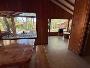 Family House, 3 Bedrooms, Pets allowed, Garden Area | Living area - Casa Tuwa Cabañas en pucón (Pucón)