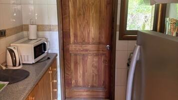 Romantic House, Patio, Pool View | Private kitchen