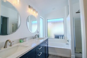 Hair dryer, towels, soap, toilet paper - Modern Gilbert Getaway w/ Hot Tub • Spacious Backyard • Near Downtown (Gilbert)