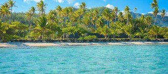 HUAHINE- Fare Etoile bord de lagon