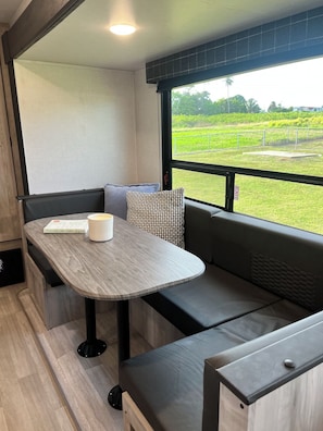 Dining - Cozy 2-bedroom RV in beautiful Jobos with AC (Jobos)