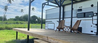 Cozy 2-bedroom RV in beautiful Jobos with AC