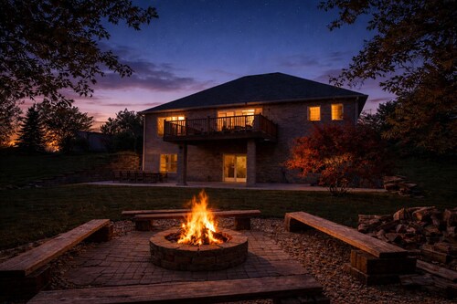 5BR Home • Sleeps 14 • Heated/AC Pickleball Barn • Hot Tub • 3,500 SF on 3 Acres