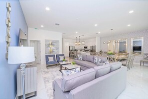 House (1 Bedroom) | Interior - Upstay Wonderful Resort Home w Patio & Pool Sleeps 26 (Kissimmee)