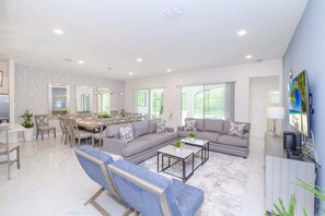House (1 Bedroom) | Interior - Upstay Wonderful Resort Home w Patio & Pool Sleeps 26 (Kissimmee)