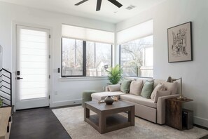 House (2 Bedrooms) | Interior - Upstay: Contemporary 2BR Retreat w Patio & BBQ (Austin)