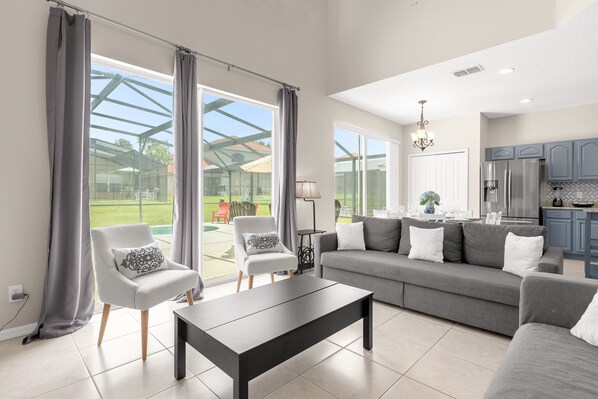 House (6 Bedrooms) | Interior - Upstay Spacious Home w Private Pool & Hot Tub (Davenport)