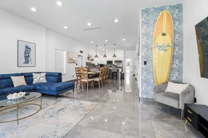 Villa (4 Bedrooms) | Interior - Upstay: Island Retreat w Private Pool & Bay View (South Padre Island)