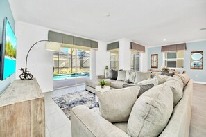 House (6 Bedrooms) | Interior - Upstay: 6BR Resort Home w Pool & Basketball Court (Kissimmee)