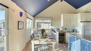 House (3 Bedrooms) | Interior - Beachside Retreat w/ Hot Tub, Balcony Dining & Blue-ceiling Charm Sea Cured by Avantstay (Cannon Beach)